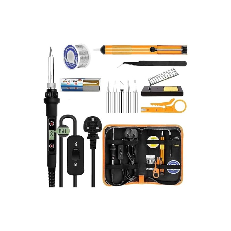 Soldering Iron Kit - 80W Fast Ceramic Heating Soldering Gun