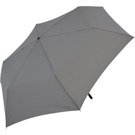 iX-brella Steel Flat Pocket Umbrella Super Flat Mini Umbrella, Titanium grey, Pocket umbrella super mini