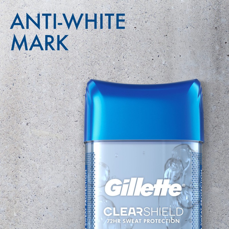 Gillette Antiperspirant and Deodorant for Men, 72hr Sweat & Odor
