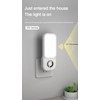 LIWEARE LED Induction Night Light Intelligent Wireless Charging Plug-In Gang