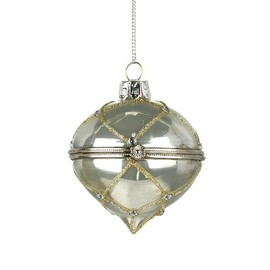 Heaven Sends Gold Hanging Glass Opening Bauble