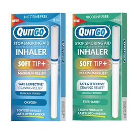 Stop Smoking Remedy, Smoke-Free Oxygen Inhaler, Chewable Mouth Grip to Help Curb Cravings, Quit Smoking Support, Satisfying Fidget Relief, Nicotine Free (Oxygen,Fresh Mint, Variation Pack)