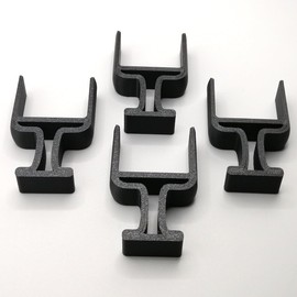 4 x Printbtw Disassembly Tool Key Compatible with Gardena Sileno City Life Minimo Robotic Lawnmower Suitable for 00059-32.156.01 (Black)