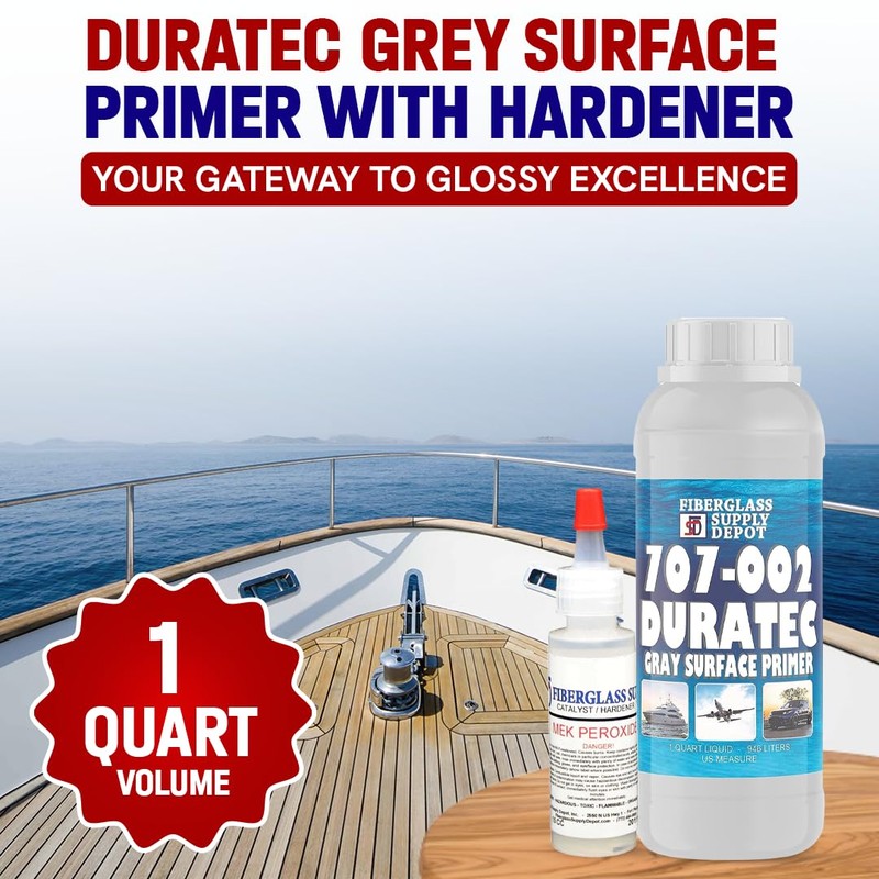 Hawkeye Industries Duratec 707-002 Grey Surface Primer with Hardener Quart