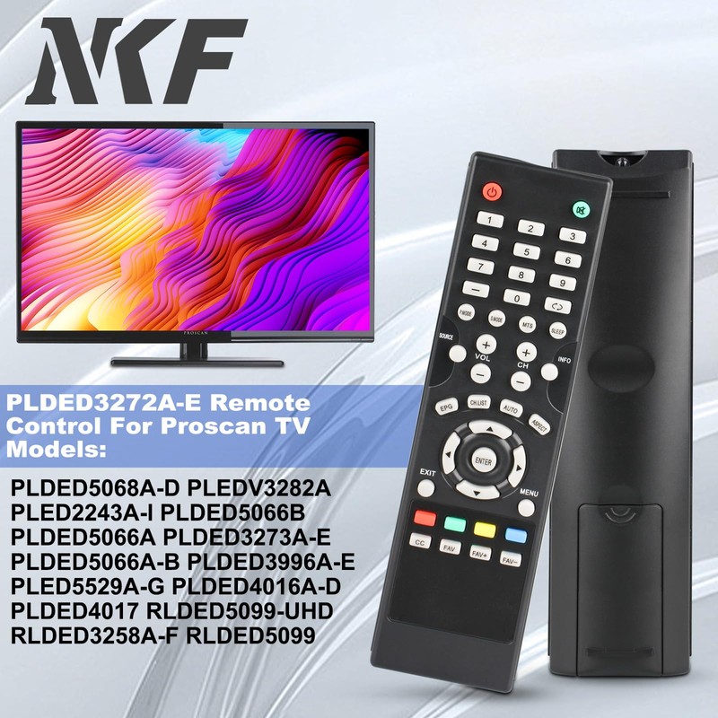 Replace Remote Contro for RCA and PROSCAN LCD LED TV