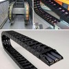 URBEST 18mm x 25mm Black Plastic Flexible Nested Semi Closed