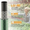 Leader Hose for Outdoor Garden Connection: 2FT 1/2" Short Hose