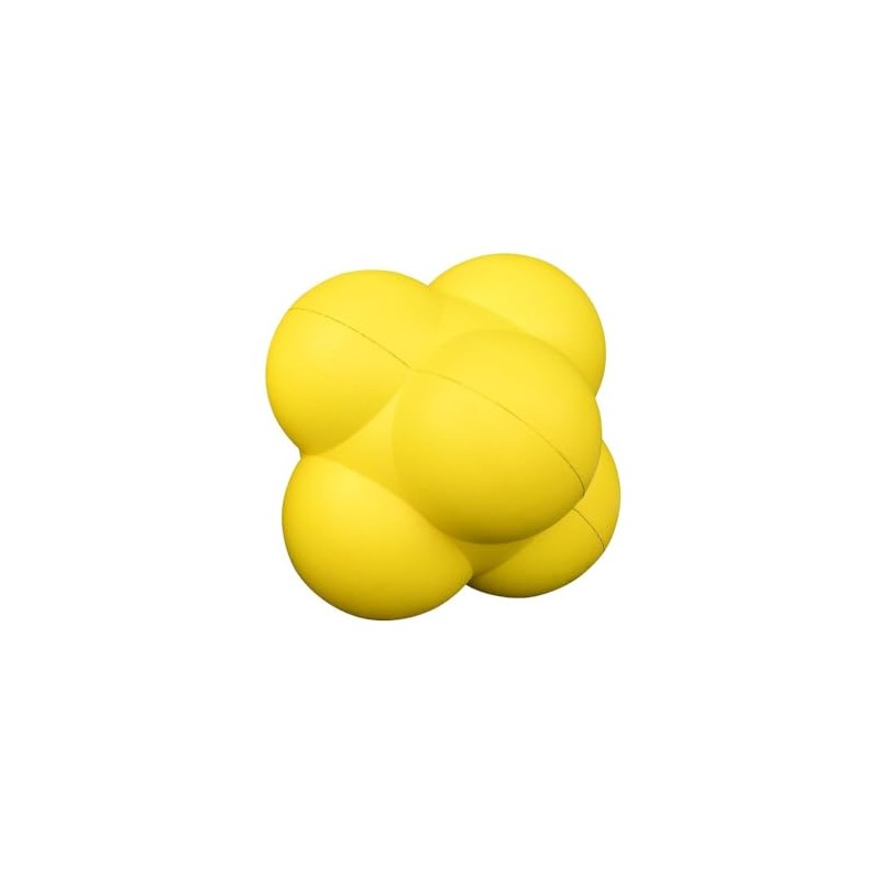Coated Foam Reaction Ball Yellow, yellow, Unit size