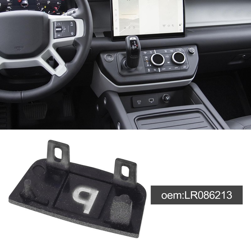 Micro Traders 1pc Gear Shift Lever Parking Button Cover Trim
