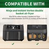 ZXMGG Pack of 100 Airfryer Inserts for Ninja Double Stack