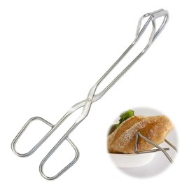 PAVIKE Kitchen Tongs, 9.4 inches (24 cm), Yakiniku Tongs, Cooking Tongs, Triangular Tongs, Kitchen Bake Tools are easy to clean, suitable for barbecues, cooking, barbecues, flipping meats, etc