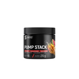INSPORT Nutrition - Pump Stack - Multicomponent Product - AAKG - Citrulline Malate - Taurine - Vitamin B6 - Professional Sports Supplement - 45 Servings - 270g Powder - Flavour: (Tropical)