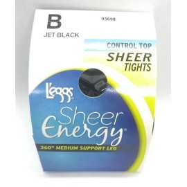 L'eggs Sheer Energy Control Top Sheer Tights Medium Support Leg Pantyhose,Choo - B
