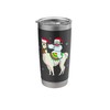 Yeti To Party Xmas Lighting Yeti Riding Llama Christmas Stainless