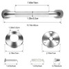 IJDD 16 Inch Shower Grab Bars for Seniors, 2 Pack