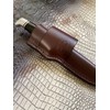 Carl Thomas Leathers Custom Cross Draw Knife Sheath Fits Buck