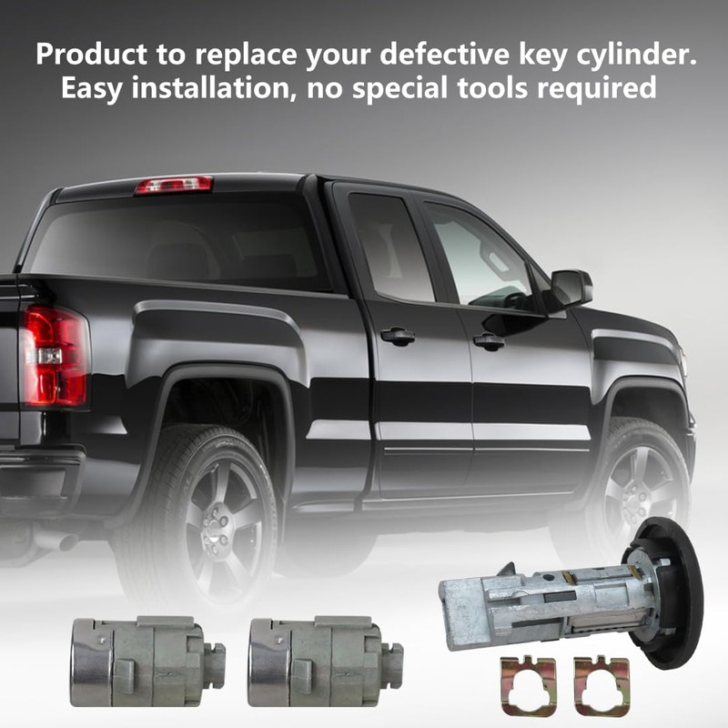 New Version Ignition Switch Lock Cylinder with Pair Front Door