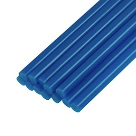 sourcing map Mini Hot Glue Sticks for Glue Gun 7mm x 100mm Blue 12pcs