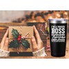 AMZUShome I Am A Proud Boss Travel Mug Tumbler.Funny Boss