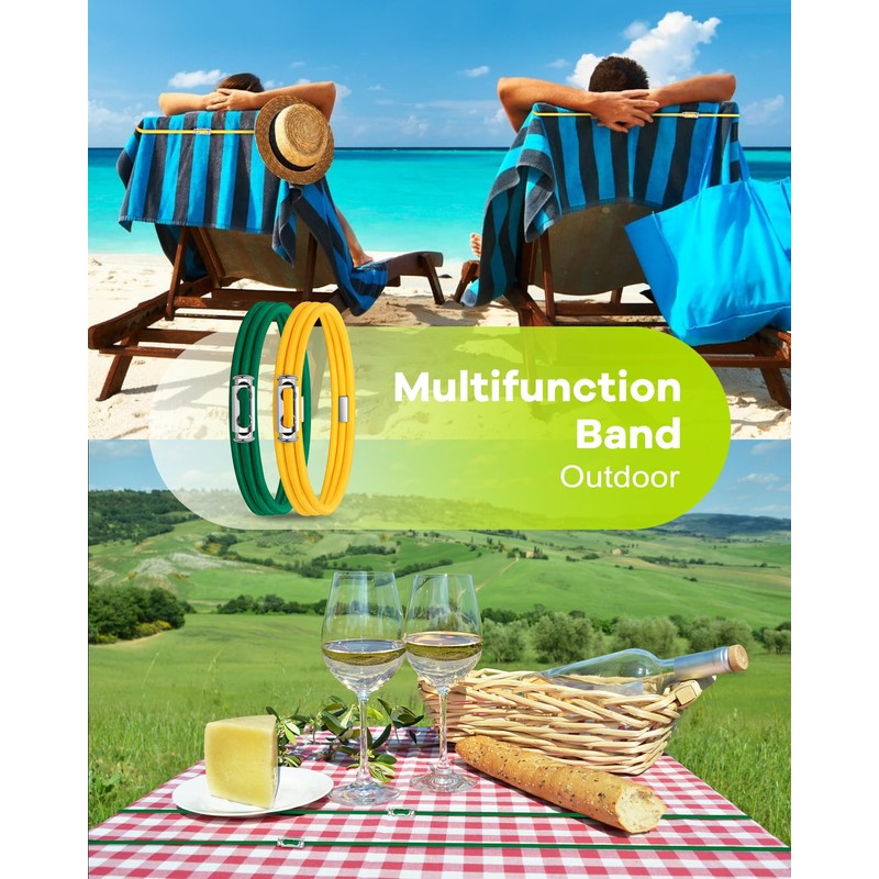 Garbage Can Bands Cord Lord Design Adjustable Large Trash Can