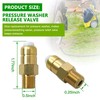 GRABOTE 2X 678169004 1/4 Inch Brass Pressure Washers Replacement Thermal