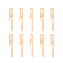 Test Tube Wood Clip, 10PCS Wooden Test Tube Clip Clamp Lab Testing Tube Holder Clipper for School Industrial Laboratory, Science Lab Test Tube Clamps