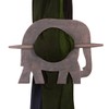 Purpledip Wooden Curtain Holder Tie Back Drape Clips 'Royal Elephant':