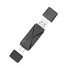 3 in 1 USB Storage Card Reader USB C USB