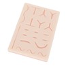 Suture Practice Pad Reusable Silicone Sature Training Skin Pad with