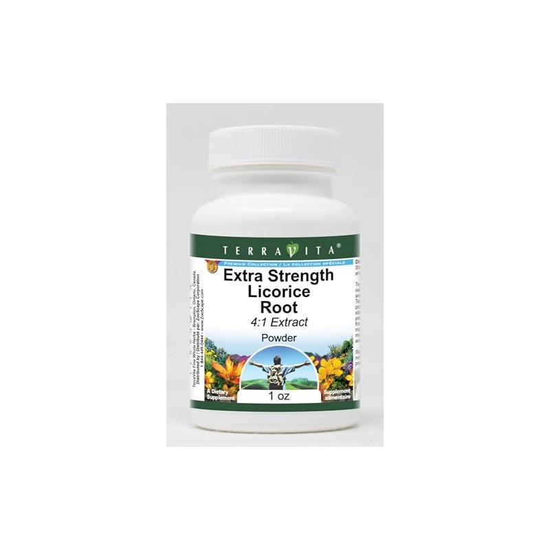 Extra Strength Licorice Root 4:1 Extract Powder (1 oz, ZIN: