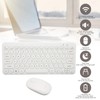 2.4G Wireless Keyboard Mouse Combo 78 Key Retro Round Keycap