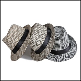 White Fang CZ161 Hat, Medium Folding Hat, Summer, Straw Hat, Stylish, Cool, Travel, Men's, Women's,, coffee