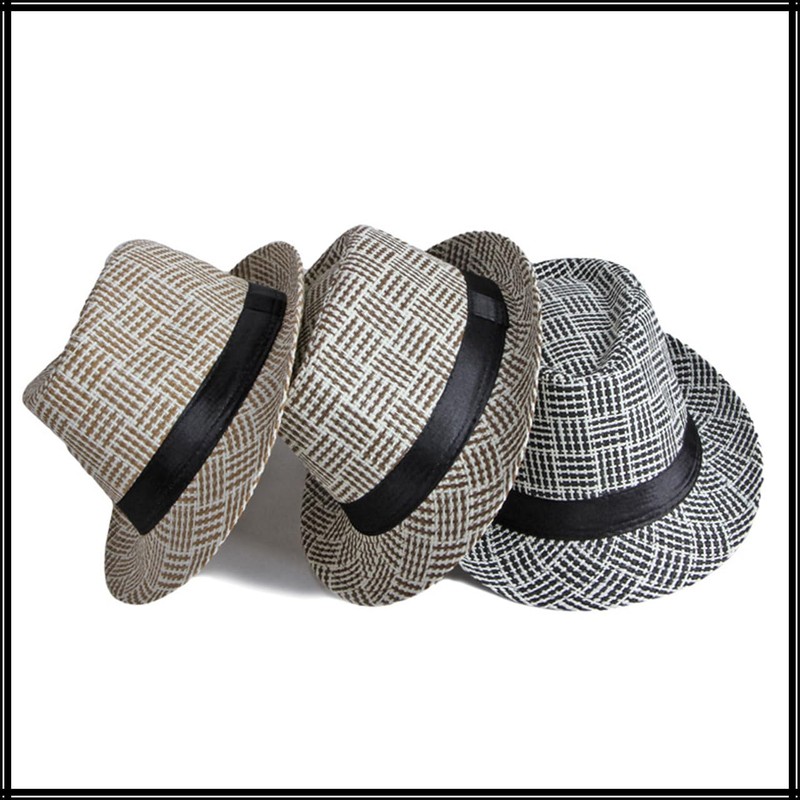 White Fang CZ161 Hat, Medium Folding Hat, Summer, Straw Hat,