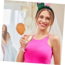 FOMIYES Pack of 2 headbands, cactus bands, festival outfit, headbands for women, hair clips, hair charm, qridor, beautiful headpiece, festival hair band, greetings, green