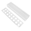 Rectangular Floral Centerpiece Clear Acrylic Flower Vase for Dining Table