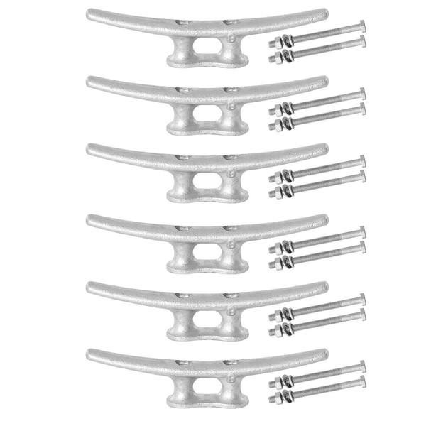 Dock Cleats 8 inch With Fastener,Hot Dipped Galvanized Cast Iron