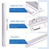 Glarks 16 Pieces Measuring Templates Building Formwork Stencils Geometric Drawing