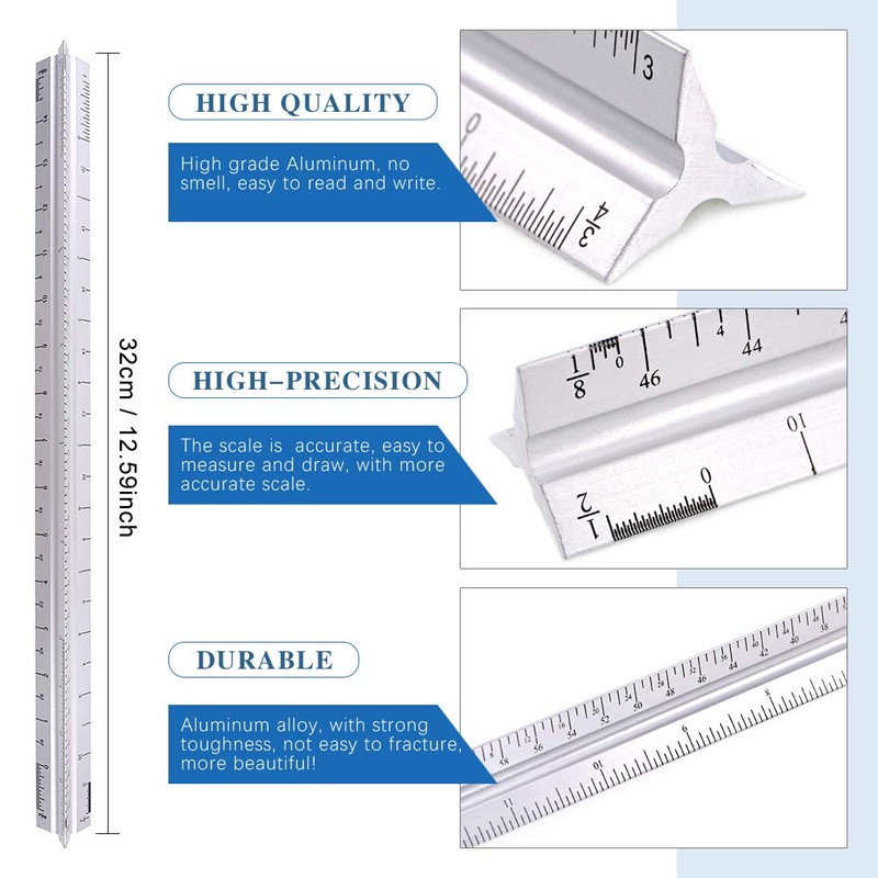 Glarks 16 Pieces Measuring Templates Building Formwork Stencils Geometric Drawing