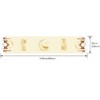 Ramadan Mubarak Table Runner Table Decorations - Frelisiy White and