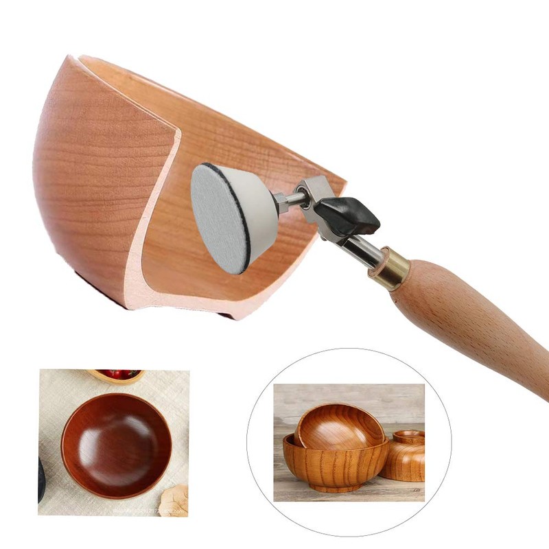 Bowl Sander, Sanding Tool for Woodworking, With 2 Inch and