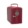 Frigidaire 9 can/6l mini personal fridge cooler Crocodile finish door-W: