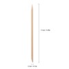 Mingzhe 100PCS Nail Art Wood Sticks Wooden Cuticle Remover Pusher