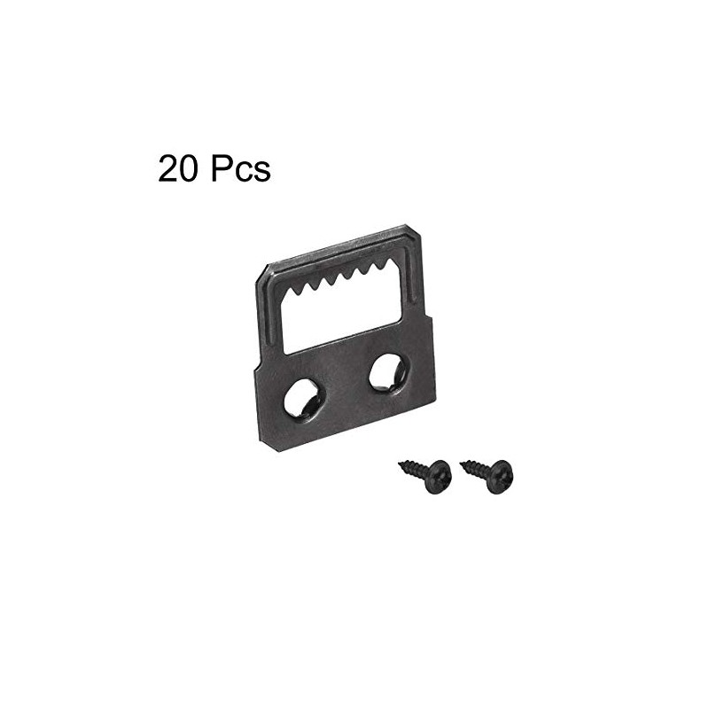 sourcing map Picture Hangers, 27mm x 27mm Double Hole with