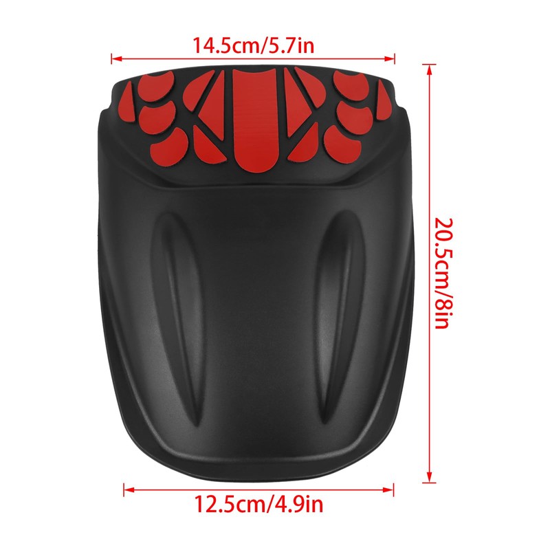 CHIFUN Front Fender Mudguard Extender Wheel Cover Splash Guard Extension