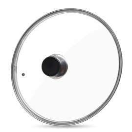 12 Inch Pan Lid, Tempered Glass Lid, Cast Iron Skillet, Pot,Replacement Pan Cover, Clear Frying Pan Lid Fits Pots, Pans and Skillets, Dishwasher Safe