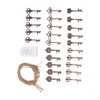 25pcs Bottle Opener Retro Metal Key Bottle Opener with Tag