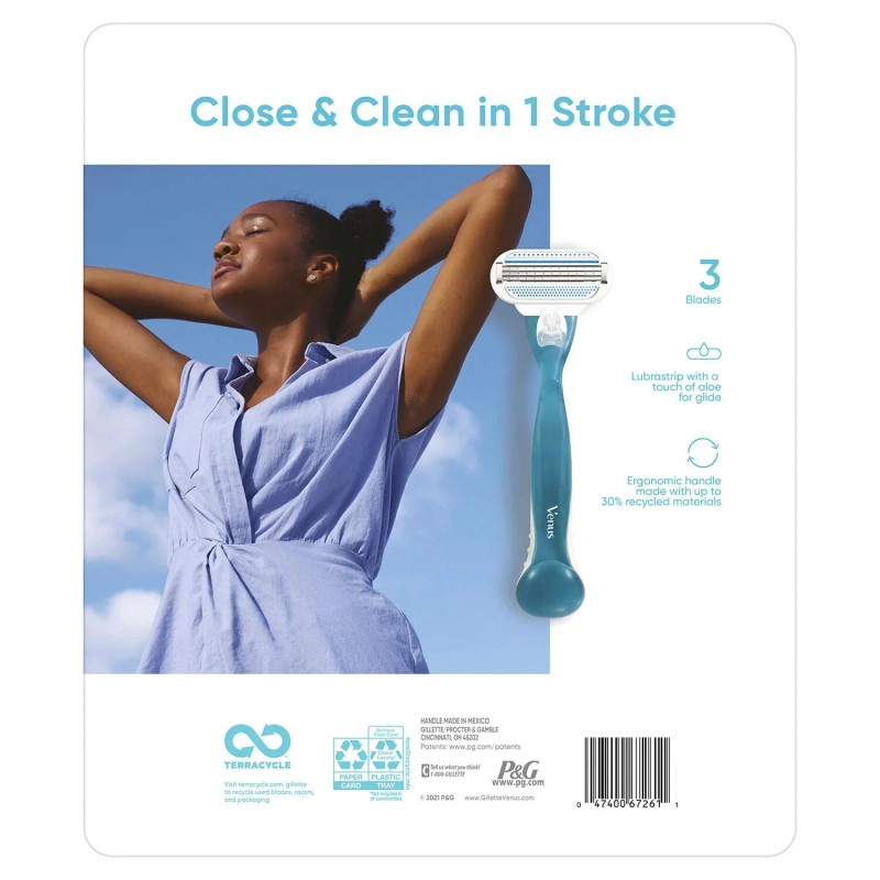 Venus Original Smooth Women’s Razor – 3 Blade Handle +
