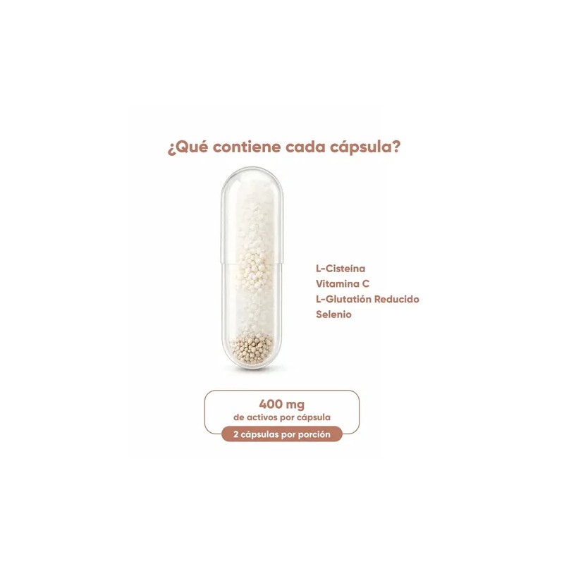 Glutatión Complex Pasiguaro Liposomal L-Glutathione Supplement with Cysteine, Vitamin C