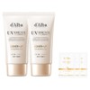 Dalba Waterful Tone-Up Sun Cream Cover Beige SPF50+ PA++++, 50ml, 2 units / 달바 워터풀 톤업 선크림 커버 베이지 SPF50+ PA++++, 50ml, 2개