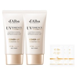 Dalba Waterful Tone-Up Sun Cream Cover Beige SPF50+ PA++++, 50ml, 2 units / 달바 워터풀 톤업 선크림 커버 베이지 SPF50+ PA++++, 50ml, 2개
